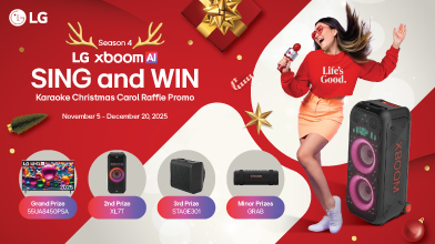 LG xboom Sing and Win 4 – Karaoke Christmas Carol Raffle Promo
